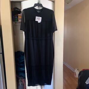 Chic Black Midi Dress